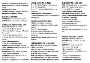 Semana Santa 2026 en el occidente de Carabobo