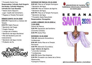Semana Santa 2026 en el occidente de Carabobo